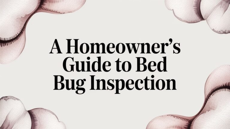 A Homeowner’s Guide to Bed Bug Inspection